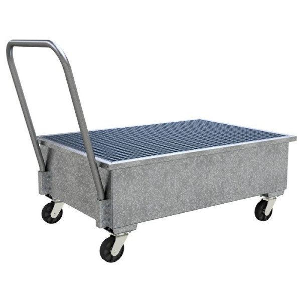 STEIN HGS Auffangwanne Typ R, aus Stahl, verzinkt, Gesamtbreite 880 mm, 250 L, 81307.0001