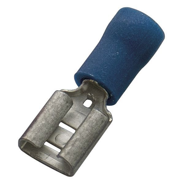 Haupa Flachsteckhülse blau PVC-isoliert 1,5-2,5 mm²/5,2x0,8 VE: 100 Stück, 260402