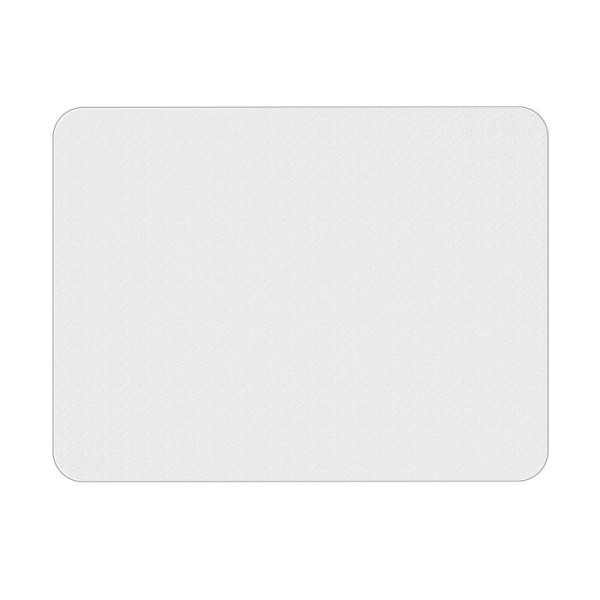 HOMCOM Bodenschutzmatte, rutschfest, 1,5mm dick, 90x120cm, Transparent, A2-0025