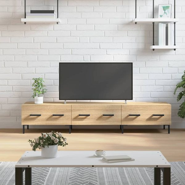 vidaXL TV-Schrank Sonoma-Eiche 150x36x30 cm Holzwerkstoff, 829159