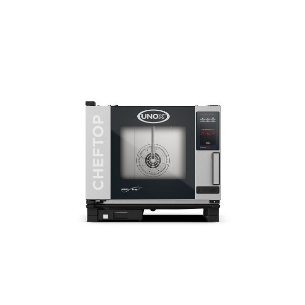 UNOX CHEFTOP MIND.Maps ONE Professioneller Countertop-Ofen 5 Einschübe GN 1/1 Elektrisch Türöffnung rechts, XEVC-0511-E1RM