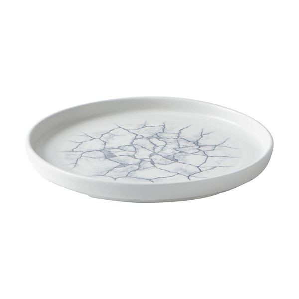 Churchill Studio Prints Kintsugi-Teller mit Perlenwänden, Grau, 220 mm (6 Stück), CX697