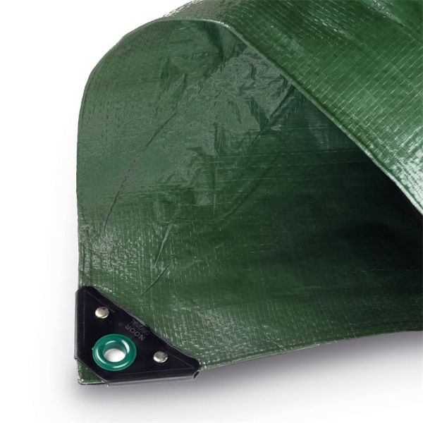 NOOR Abdeckplane Hobby 120g/m² Gewebeplane, Größe 4 x 6m Farbe: grün, VE: 24m², 0430406FXXGR