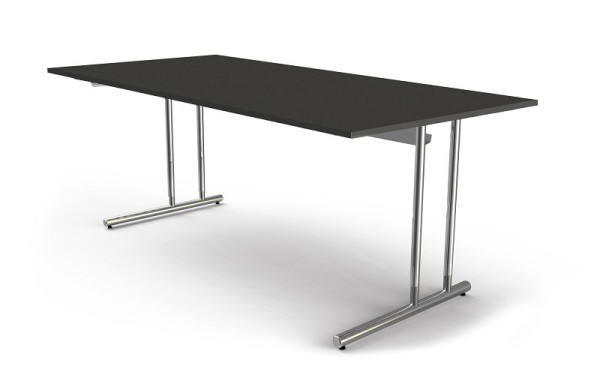 Kerkmann Schreibtisch extragroß, B 2000 x T 1000 x H 680-820 mm, Artline, Farbe: anthrazit, 11765313