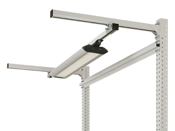 Manuflex Langfeldleuchte mit Kegelprismenblende, 29 Watt LED, BxTxH = 956 x 187 x 50 mm, ZB3965