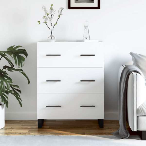 vidaXL Sideboard Weiß 69,5x34x90 cm Holzwerkstoff, 827876