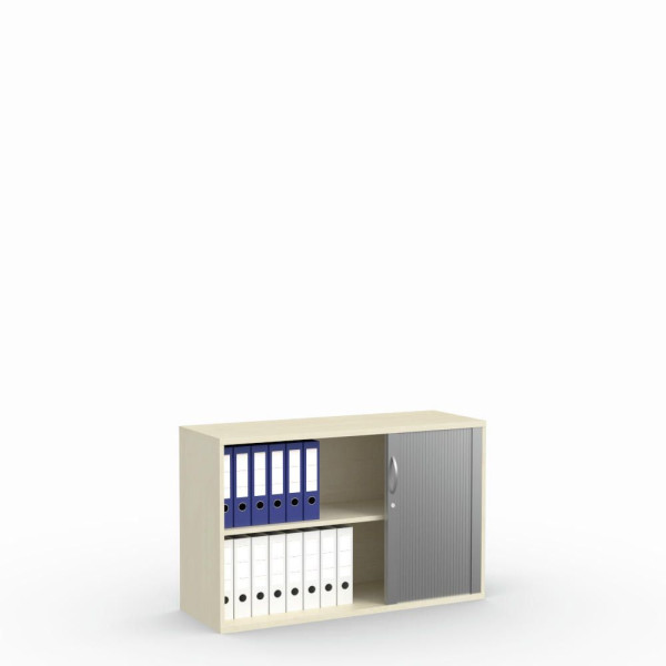 Deskin Rollladenschrank Multi M pro, Ahorndekor, B 1200 x H 780 x T 420 mm, 270191