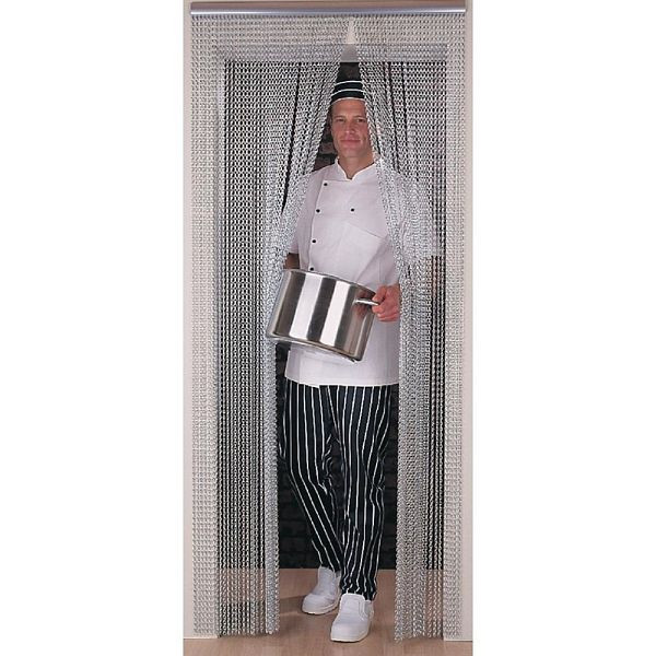 Eazyzap Fliegenvorhang, für Türen bis zu 90 cm breit, Aluminium, F129