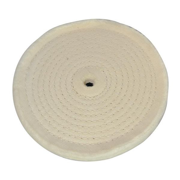 Silverline Spiralförmig abgesteppte Baumwoll-Polierscheibe, 150 mm, 105888