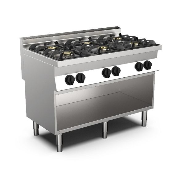 Mareno M0-700 Gaskocher 6 Brenner, 120cm, Stehend Modell, 170.403