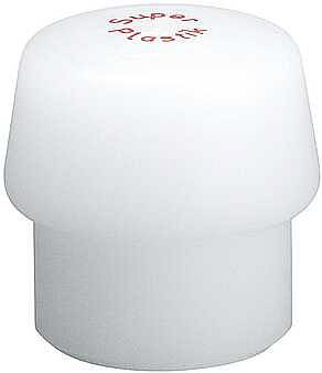 Iwetec Simplex-Schonhammer Ersatzkopf, Superplastik, weiß, mittelhart / Kopf-Ø 80 mm, 780266