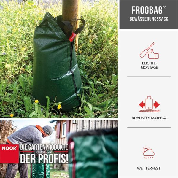 NOOR Frogbag Bewässerungssack 75l grün PE 200 g/m², 016-FROG75
