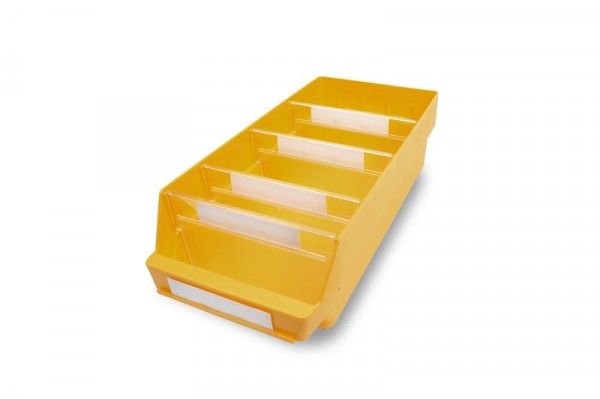 Stemo Lagerkasten 5024-15 gelb, Abmessungen (LxBxH): 500x240x150mm, VE: 10 Stück, 540304