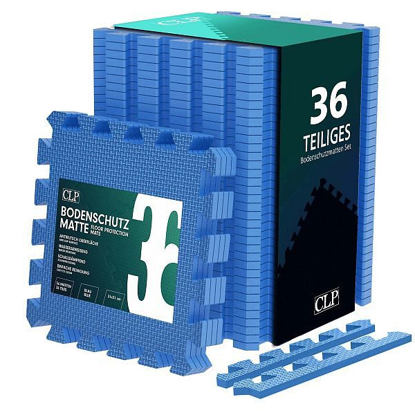 CLP 36er Bodenschutzmatte 31x31, blau, 326479, 4255716361280