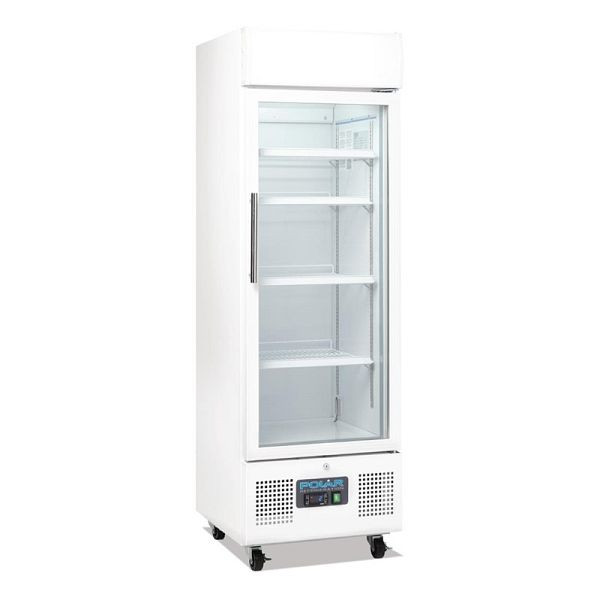 Polar Serie G Displaykühlung 218L, 1 Glastür, weiß, DM075