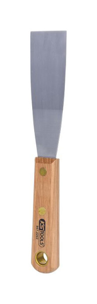 KS Tools Edelstahl Spachtel, 38mm, mit Holzgriff, 907.2262