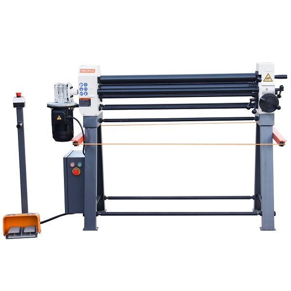 BOKA ESR-4014 Dreiwalzen-Rundbiegemaschine mit Elektromotor & Konusbiegevorrichtung, max. Blechdicke 2,0 mm, max. Walzdicke 1020 mm, 591102V400