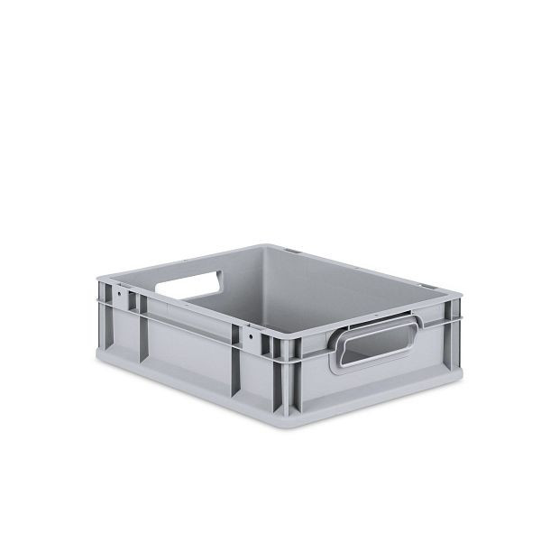 ADB Eurobox 400x300x120 mm offener Griff, stapelbar und lebensmittelecht, 51148