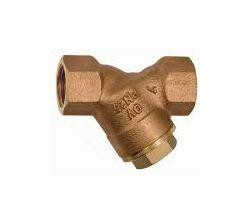 Riegler Schmutzfänger, Siebeinsatz Edelstahl, Maschenweite 0,25 mm, aus Rotguss, 105659, 4047322103930