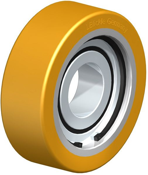 Blickle FSTH 75x25/25-15K Rad aus Blickle Extrathane®, Hellbraun, 602953