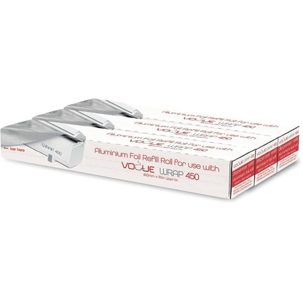Vogue Nachfüllung Aluminiumfolie für Folienspender, VE: 3 Stück, CW204