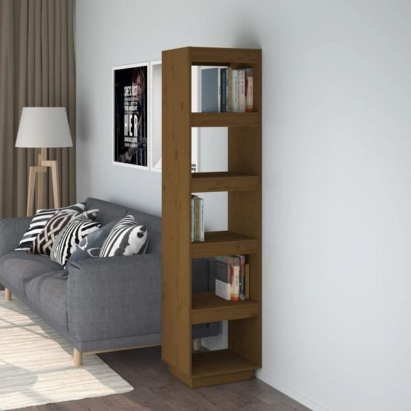 vidaXL Bücherregal/Raumteiler Honigbraun 40x35x167cm Massivholz Kiefer, 810857