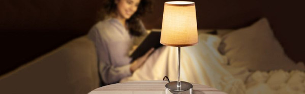 monzana Tischlampe Lumiere Taupe 32x13x13cm, 109312