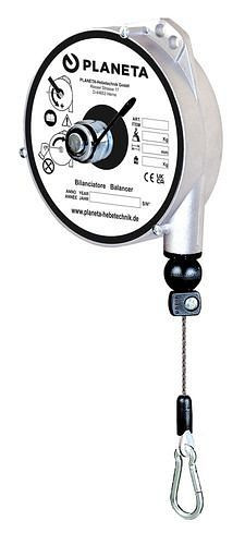 Planeta Federzug TCN 9340, mit Aluminium-Druckguss-Gehäuse, Tragfähigkeit 10,0 - 14,0 kg, 306881