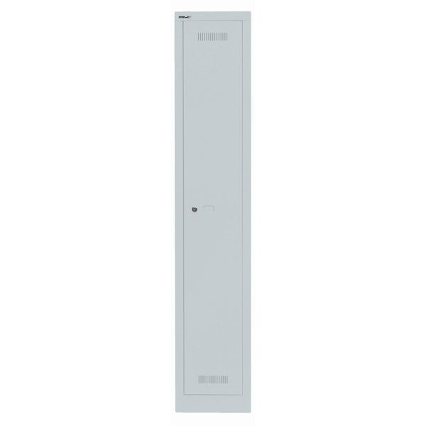 Bisley Garderobenschrank Monobloc™, 1 Abteil, 1 Fach, 145 lichtgrau antibakteriell, ML03S1145
