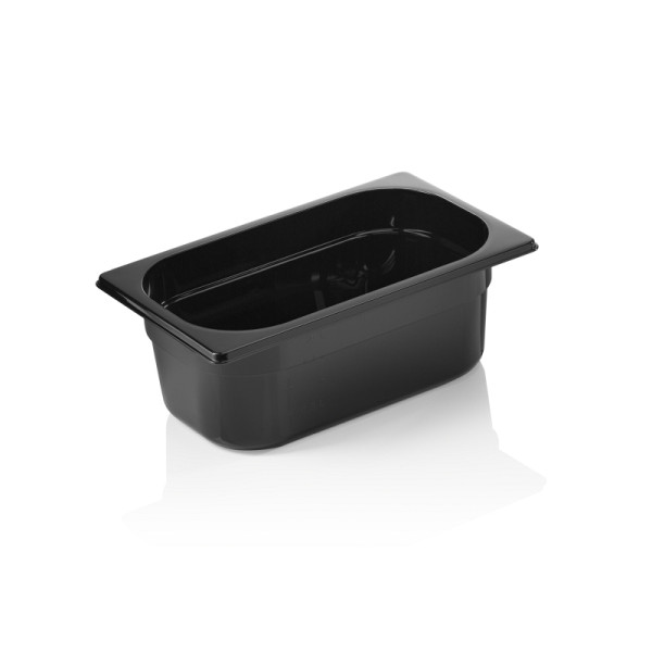 WAS GN Behälter GN 96 BLACK 1/4-100 mm, schwarz, Polycarbonat, 9614100