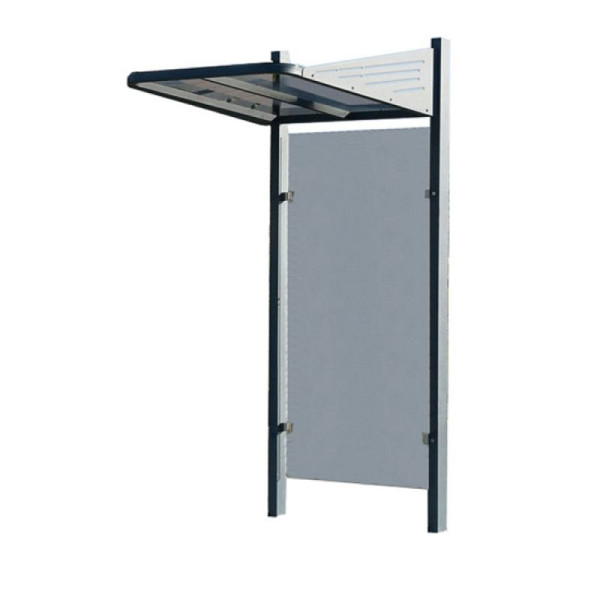 Stein HGS Erweiterungsmodul für Wartehalle -Time-, RAL 7044 grau, 22976