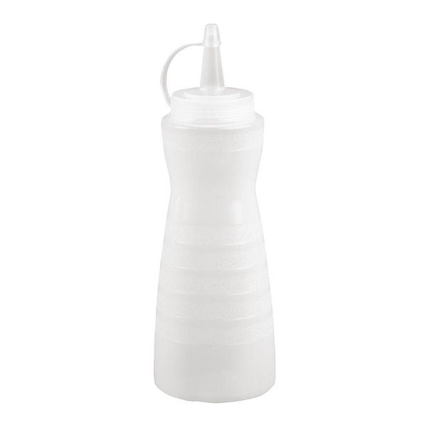 Vogue Quetschflasche mit Kappe klar, ideal für Schnellimbisse und Outdoor-Events, GF250