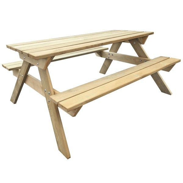 vidaXL Picknicktisch 150x135x71,5 cm Holz, 41725