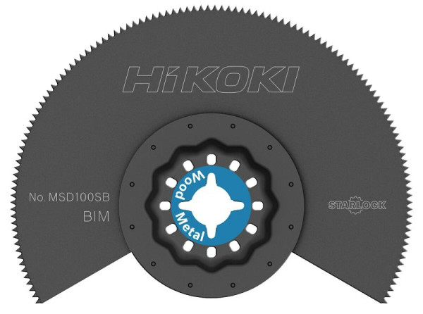 HiKOKI Multi tool Sägeblatt Holz+Metall BIM STARLOCK MSD100SB, 782725