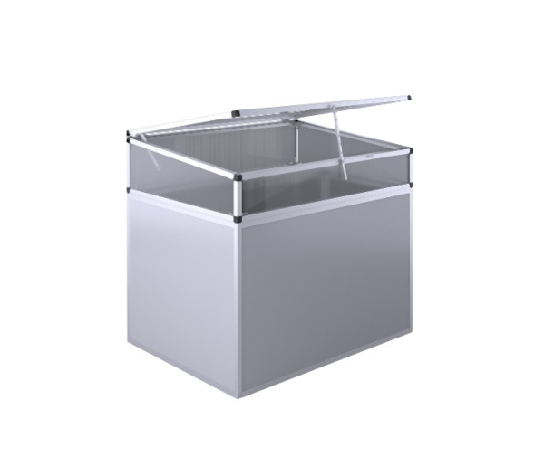 KGT Frühbeetaufsatz, pressblank, 0.91 x 1.03 x 0.32 m, 16000011