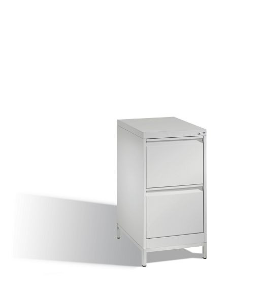 C+P Hängeregistraturschrank Acurado, H733xB433xT590mm, Farbe: Lichtgrau, Griffleiste, 12412-311 S10066