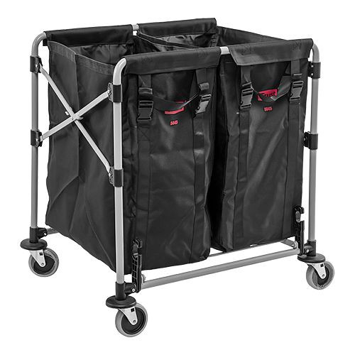 Trust Wäschewagen, 100L + 100L, Pulverbeschichteter Stahl, 615063