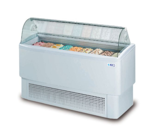 ISA Speiseeisvitrine Fiji 7 - 2.0, steckerfertig, Umluftkühlung, 4530505600701