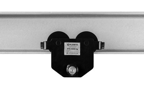 PLANETA Handfahrwerk PTS 5, Tragfähigkeit 5000 kg, Flanschbreite 90 - 220 mm, 306805