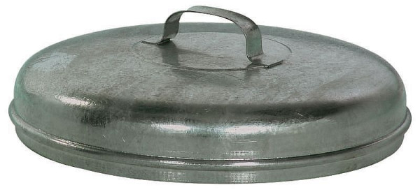Renner Deckel zu Mülltonne (Ø 385 mm), feuerverzinkt gemäß DIN EN ISO 1461, 2051-00