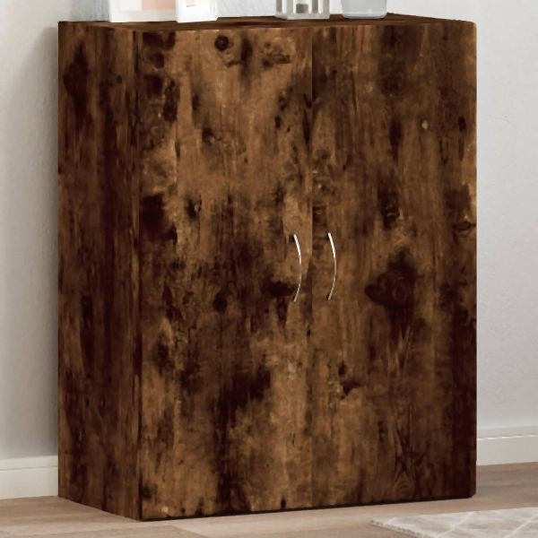 vidaXL Aktenschrank Räuchereiche 60x32x77,5 cm Holzwerkstoff, 840769