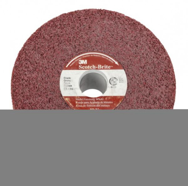 3M Scotch-Brite Metal Finishing Kompaktscheibe MF-WL, 203 mm x 50,8 mm x 76 mm, A MED, VE: 2 Scheiben, 7000045990