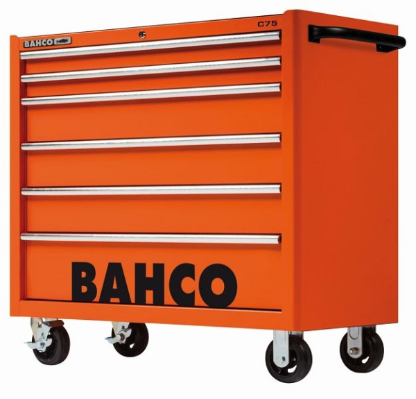 Bahco Classic Werkstattwagen 40" mit 6 Schubladen, schwarz, 1475KXL6BLACK