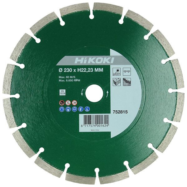 HiKOKI Diamanttrennscheibe 300x10,0x22,23 mm Universal laser, 752817