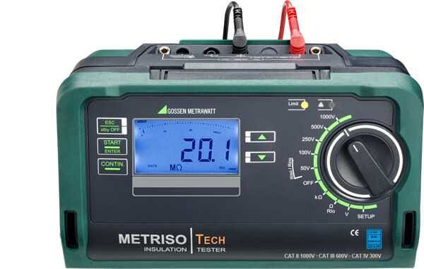 Gossen Metrawatt Hochpräzises Isolations-, Niederohm- und Spannungsmessgerät, M550P