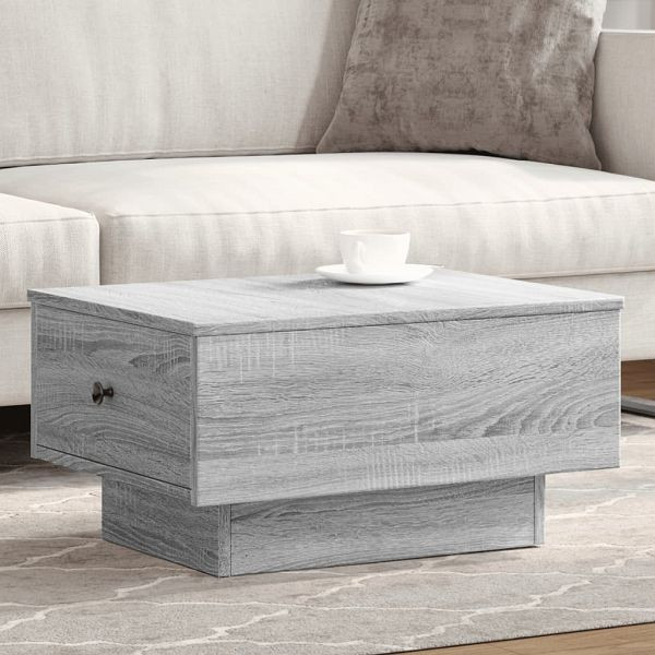 vidaXL Couchtisch Grau Sonoma 60x45x31 cm Holzwerkstoff, 848085