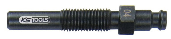 KS Tools Injektoren Adapter, M10x1,25 mit Außengewinde, Länge 70 mm, 150.3665