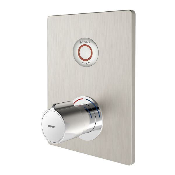 KWC Duscharmatur, AQUATIMER, elektronisch, Thermostatbatterie, UP, F-Set, 2xBypass, 24 VDC, 2030068277