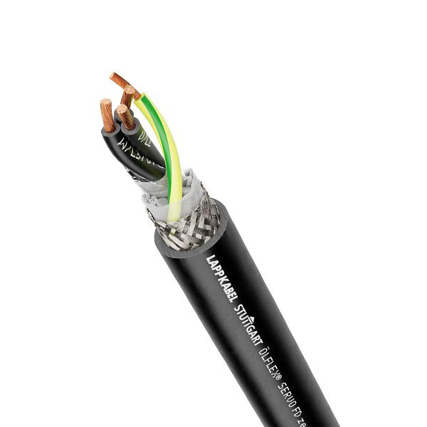 LAPP Motoranschlussleitung ÖLFLEX® SERVO FD zeroCM 3X1,5+1G1, VE: 100 Meter, 1023470/100