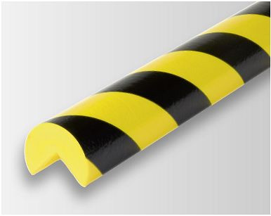 Ampere Eckschutzprofil Typ A, Farbe: gelb/schwarz, VE: 1 m, 633000101